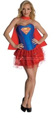 Dámsky kostým Supergirl s korzetom