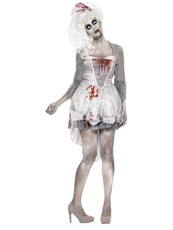 Dámsky halloweensky kostým zombie viktoriánska dáma
