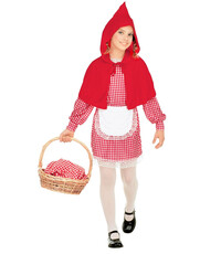 Dievčenský karnevalový kostým červená Čiapočka