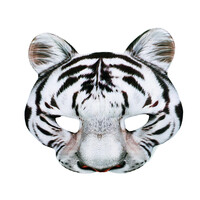 Maska biely tygr