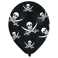 Balóniky Piráti 6 ks, 27,5 cm