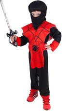 Detský červený kostým Ninja, e-obal