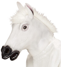 Maska biely kôň