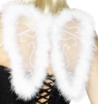Krídla s páperím biele (anjel)