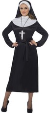 Dámsky kostým mníška (s čiernym čepcom)