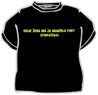 Tričko Moja žena má za manžela fakt...