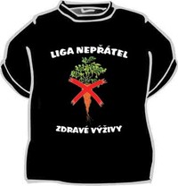 Tričko Liga nepriateľov zdravej výživy