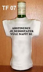 Tričko na flašku Abstinencia je nedosta