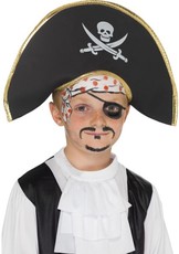 Detský klobúk Pirátsky kapitán