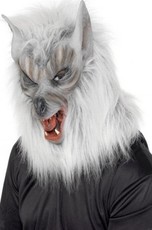 Maska vlkolak (biela)