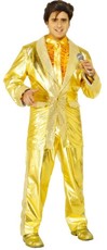 Pánsky kostým Elvis (zlatý)