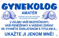 Preukaz Gynekológ amatér
