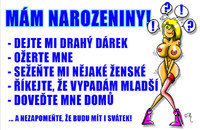 Preukaz Mám narodeniny
