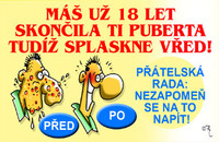 Preukaz Máš už 18 rokov