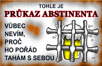 Preukaz Toto je preukaz abstinenta