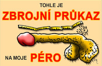 Preukaz Toto je zbrojný preukaz na môj bambus