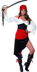 Dámsky kostým pirátske dievča