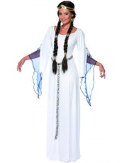 Dámsky kostým Stredoveké dievča biela