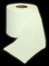 Toaletný papier svietiaci