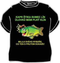 Tričko Kapor, šťuka, sumec, lieň...