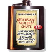 Ploskačka tento nápoj má certifikát