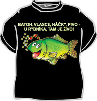 Tričko Batoh, vlasce, háčiky ...
