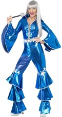 Dámsky kostým Dancing dream 1970´s modrá