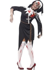 Dámsky kostým na Halloween Zombie mníška Mary