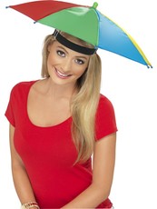 Dáždnik na hlavu farebný