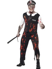 Pánsky halloweensky kostým Zombie policajt