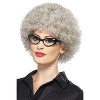 Parochňa babička - šedé afro