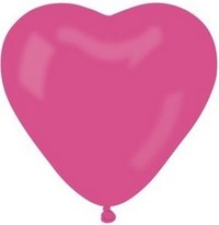 Balónik srdce ružové 1ks