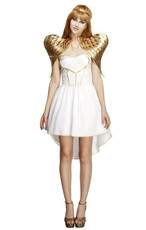 Dámsky kostým anjel so zlatými krídlami