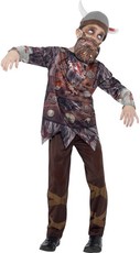 Detský halloweensky kostým zombie viking