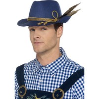 Pánsky klobúk Oktoberfest modrý