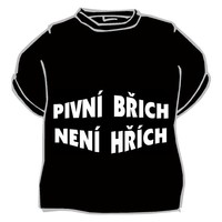 Tričko Pivné brucho nie je hriech
