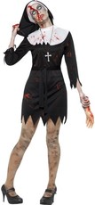 Dámsky halloweensky kostým Zombie Mníška