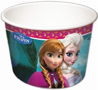 Papierové kelímky na zmrzlinu 8ks, Ľadové Kráľovstvo Frozen