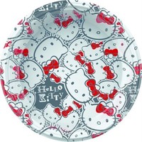 Plastový tanierik 8ks, rozmer 23cm, Hello Kitty
