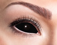 Certifikované šesťmesačné farebné kontaktné šošovky nedioptrické Sclera Black Eye 84091541.S03