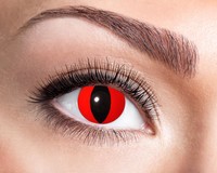 Certifikované trojmesačné farebné kontaktné šošovky nedioptrické Red Cat 84092041.M61