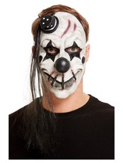 Strašidelný Klaun maska, biela