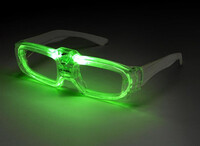 Svietiace okuliare zelené