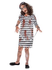 Zombie kostým odsúdenca - dievčenské