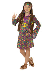 Dievčenský hippie kostým
