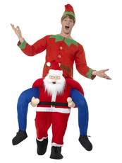 Kostým Santa s Elfom - Piggyback