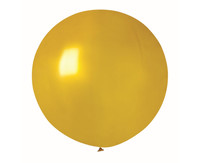 Nafukovací balónik - tvar gule (zlatý)