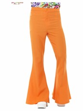 Pánske hippie nohavice, oranžové