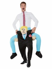 Pánsky kostým Boris Johnson piggyback