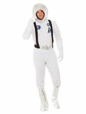 Pánsky kostým kozmonaut biely